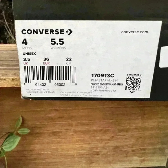 NEW CONVERSE Run Star Hike Chuck Taylor All Stat CUTE Camo & Leppard/cheetah - Picture 3 of 16